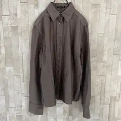 古着 COMME CA DU MODE 長袖シャツ ブラウン XL
