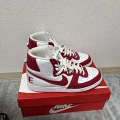 Nike ターミネータハイ スニーカー ホワイト/レッドのサムネイル
