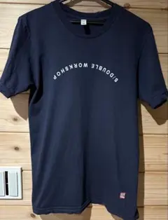 S/DOUBLE WORKSHOP Tシャツ ネイビー Mのサムネイル