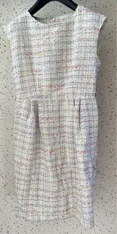 新品　ツイードワンピース