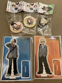 アクスタ&ラバーキーホルダー&缶バッジ　ヒロアカ