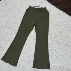 【AZUL】（S） パンツ ストレッチ ニット テーパー