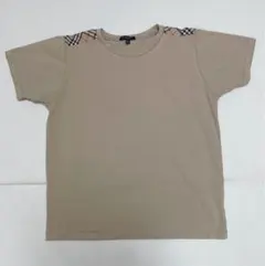 Burberry ベージュ チェック柄 Tシャツ Sサイズ