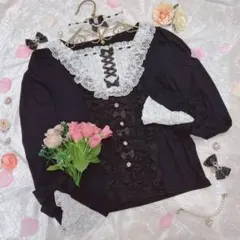 LIZLISA トップス ブラックのサムネイル