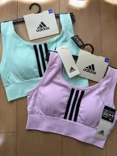 ②点セット⭐️165⭐️アディダス⭐️adidas♥️レディース❤️スポブラ ハーフトップ