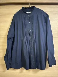 【relume】コットンブロードフリルブラウス