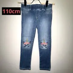 GAP デニム レギンス ユニコーン 刺繍 5years 110cm ストレッチのサムネイル