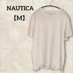 NAUTICA【M】 ホワイト Tシャツ シンプル 無地
