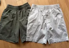 チノショートパンツ　2枚セットMユニクロgu