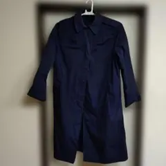 中古品　古着　ネイビー オールウェザーコート 18XL