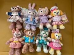 ダッフィー&フレンズ　 ぬいぐるみバッジ　セット