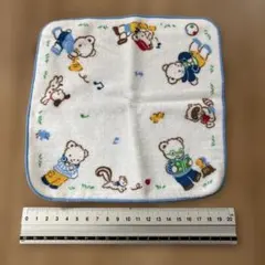 【未使用に近い】familiar ファミリア　タオルハンカチ 約20cm