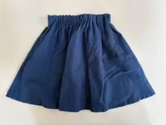 GLOBAL WORK インナーパンツ付スカート　ネイビー　XL