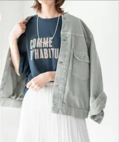 イエナ ノーカラージャケット