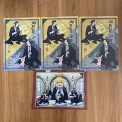 くら寿司マッシュル クリアファイル4点 2025年カレンダー ビッくらポン7点