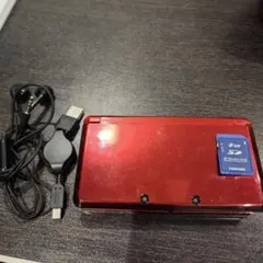 Nintendo 3DS 本体 レッド 2GBメモリカード付き