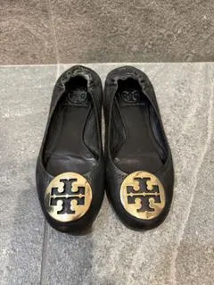 Tory Burch ブラック フラットシューズ