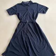 pom ponette 半袖ワンピース L 160ネイビーのサムネイル