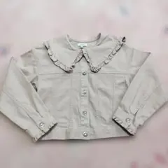 any FAM フリル襟デニムジャケット 130のサムネイル