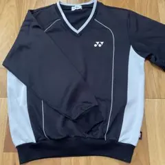YONEX Vネック長袖トレーナー Mサイズ 黒