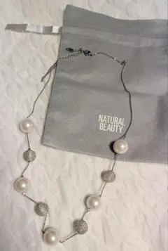 NATURAL BEAUTY パール ロングネックレス フォーマル セレモニー