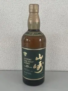 希少 SUNTORY 山崎 10年グリーンラベル180ml SUNTORY(サントリー)山崎 ピュアモルトウイスキー 10年 グリーン