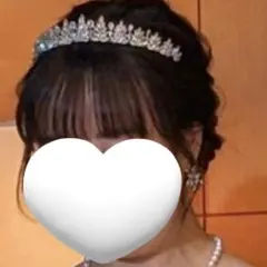 Ksmily w35-ti36 ティアラ ブライダルヘッドドレス シルバー