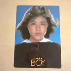 菊池桃子　下敷き　テラ戦士BOY　新品未使用　昭和　アイドル　文具