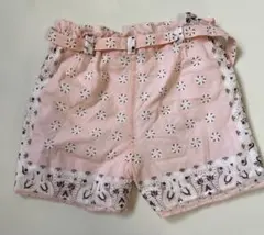 D&G JUNIOR 花柄ハーフパンツ ピンクのサムネイル