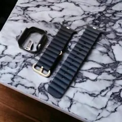 42mm Applewatchバンド カスタム 時計 カバーベルト2点セット