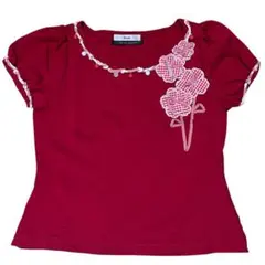 美品　Rene' ルネ LIMITED EDITION 花刺繍カットソー　日本製