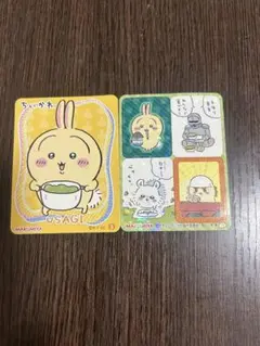 ちいかわ 丸美屋 ステッカー シール うさぎ 2枚セットのサムネイル