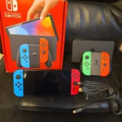 Nintendo Switch 本体 ネオンカラー ソフトセット - メルカリ