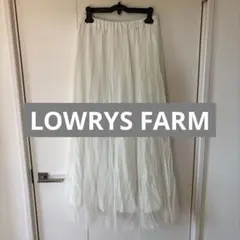 LOWRYS FARM 2WAYレイヤードチュールスカート