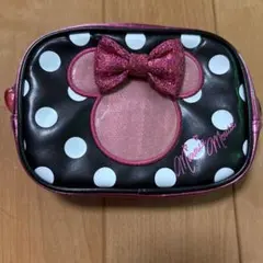 TDL ミニーマウス ポーチ スパンコール付き