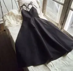 classic elegant one-piece(black) うなひなワンピ