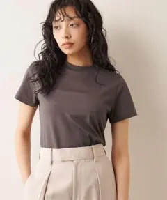 ウィムガゼット ベーシックTシャツ チャコールグレーのサムネイル