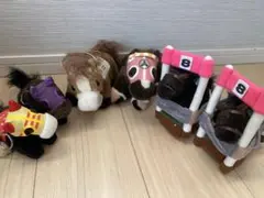 【非売品】競馬 ぬいぐるみ AVANTI製 6体セット（ミホノブルボン他）
