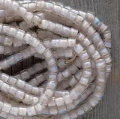 *white hearts beads