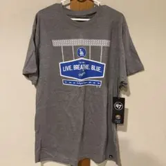 ロサンゼルス・ドジャース Tシャツ グレー　XL size