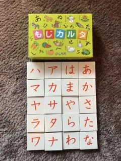 しちだ　もじカルタ