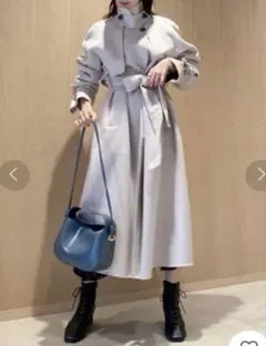 2025年最新】ウロコカシミアスタンドカラーコートの人気アイテム