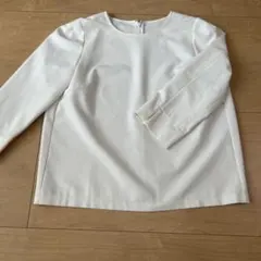 M-PREMIER　オフホワイト　ブラウス　7分袖