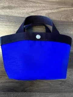匿名配送◯限定商品 エルベシャプリエブルー×グリーン 配色トート 