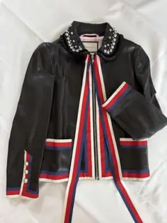 2025年最新】gucci グッチ レザージャケットの人気アイテム - メルカリ