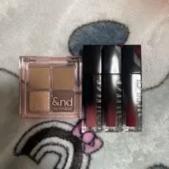 rom&ndアイシャドウDinto3色リップセット