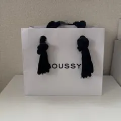 MOUSSY ショップ袋 白　ショッパーのサムネイル