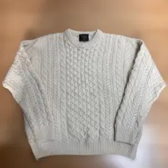 き*ろ様 激レア 80s アイルランド製 ヴィンテージフィッシャーマンニット　古のサムネイル