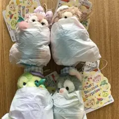 テイスティサマーサプライズ　ぬいぐるみスト 4点セット ダッフィー