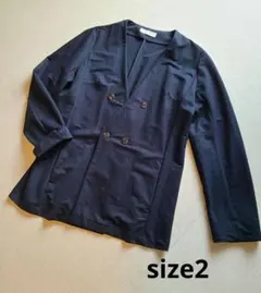 【anysis】ネイビー テーラード ジャケット